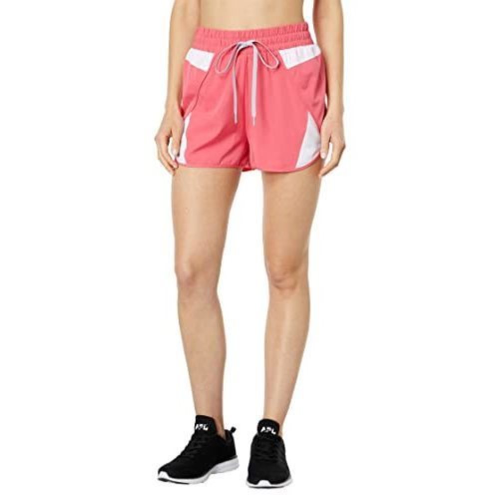 THRIVE SOCIETE Courtside Shorts Coral Reef/White XL